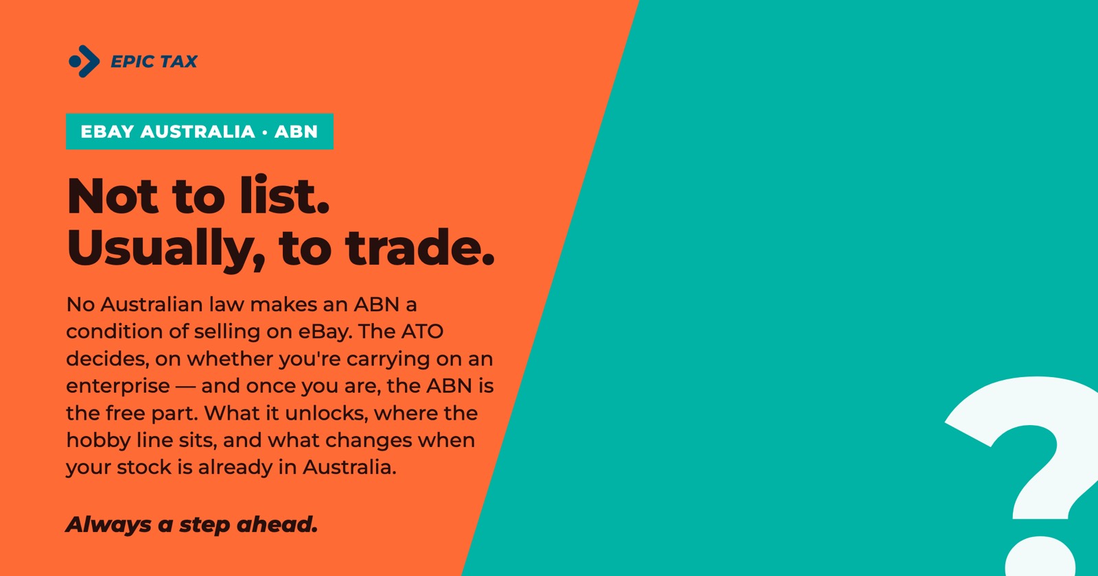 Do I Need an ABN to Sell on eBay Australia? (2026)