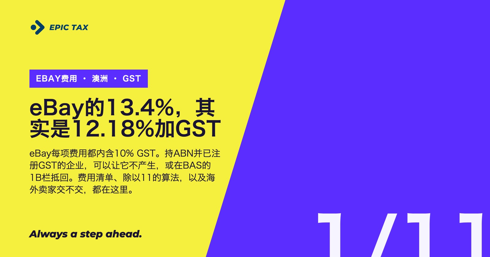 eBay费用在澳洲要交GST吗:哪些费用含GST、怎么免、谁能抵回(2026)